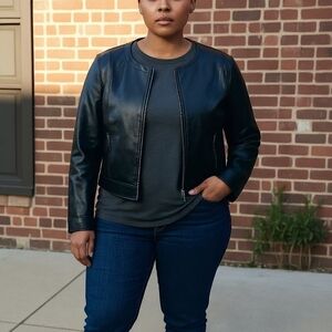 Torrid Black Leather Jacket